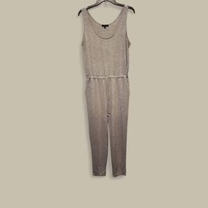 Gray Sleeveless Jumpsuit